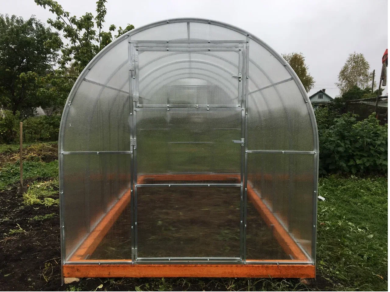 Каркас теплицы МИНИ металл из оцинк.трубы 20х20мм 2х6м усиленная 017