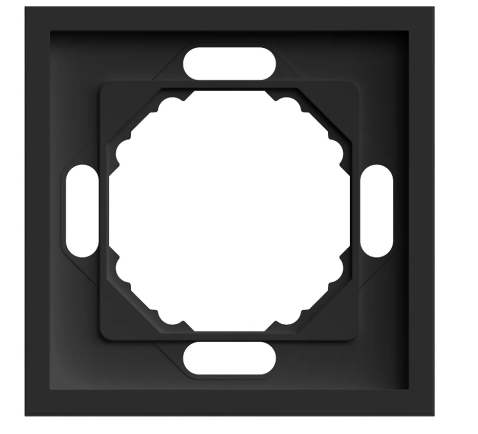Рамка "Эмили" 1 СП черный уголь soft touch Stekker PFR00-5001-05