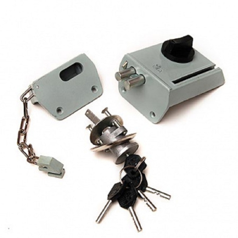 Замок накладной Просам ЗНД-1 АК лев.авт.с цепочкой 86800 - 4-509 - купить в АПлайн