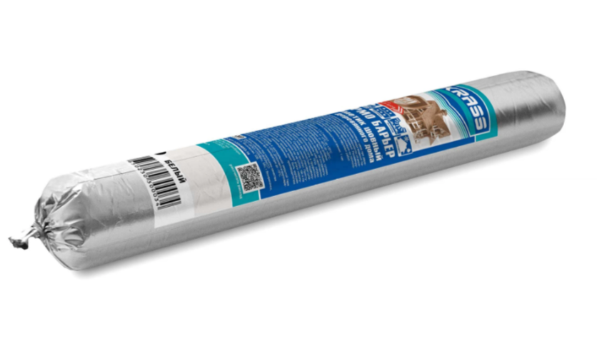 Герметик акриловый KRASS Термо барьер для деревянного дома бук 600мл