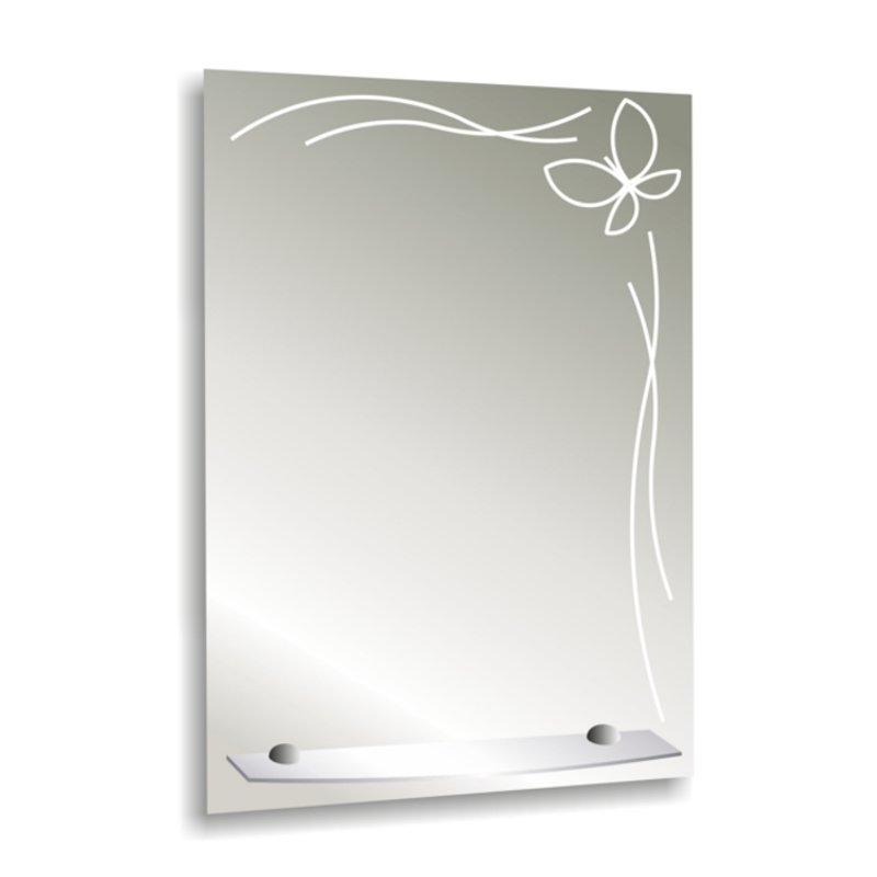 Зеркало MIXLINE "Альтаир" 535х685 см с полкой