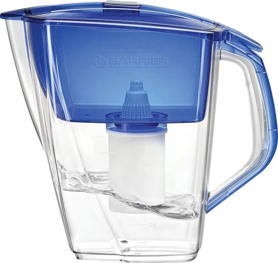 Кувшин Барьер Гранд Neo ультрамарин, воронка 1,7л / кувшин 4,2л, календ. индикат.104661- купить в АПлайн