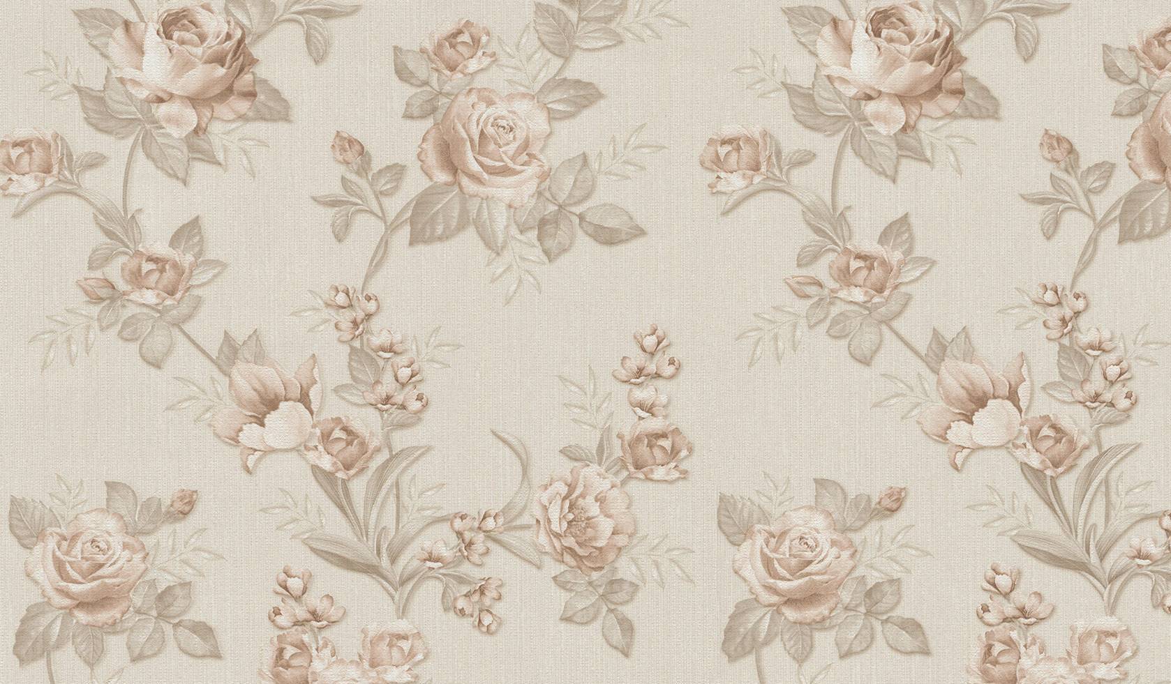 Обои бумажные дуплекс МОФ Роза 0,53х10м 221912-3