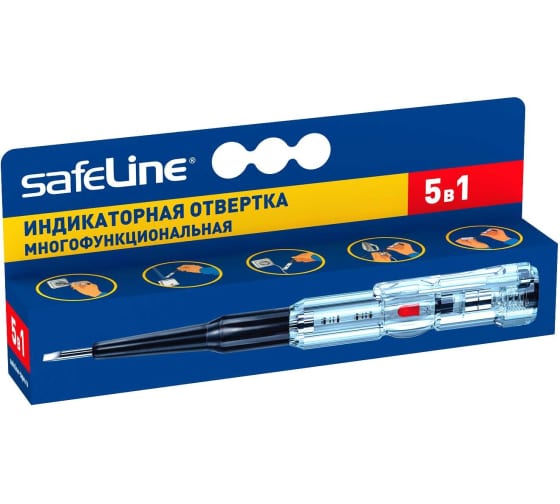 Отвертка индикаторная SafeLine многофункциональная 11692