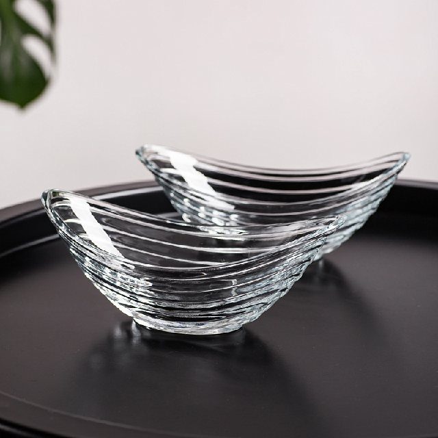 Салатники стекл. LIZA ЛОДКА 2шт 185мл BB7097GCL 86978 - 86978 BB7097GCL  - купить в АПлайн