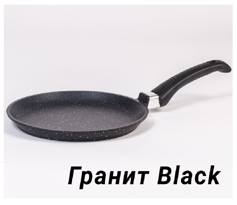 Блинница алюм. АП Гранит черная 24см 6594865948- купить в АПлайн