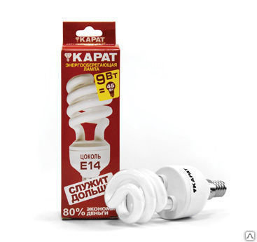 ЛАМПА ЭН."КАРАТ" Т3 4200 Е14 9ВТ СПИРАЛЬ /1110122-09/ (041) -  - купить в АПлайн