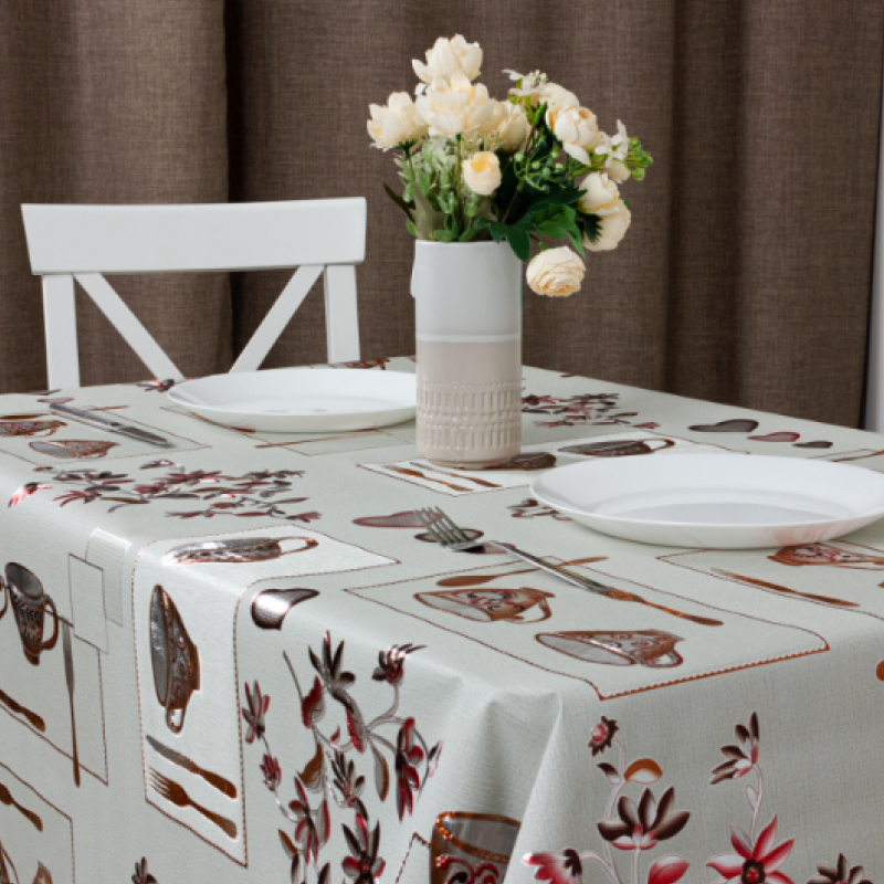 Клеенка Аурум Колор Асанта на тканевой основе 1,37х20м 219396