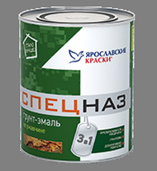 ГРУНТ-ЭМАЛЬ (ЯРОСЛ.) "СПЕЦНАЗ" КР.-КОРИЧН. 3КГ
