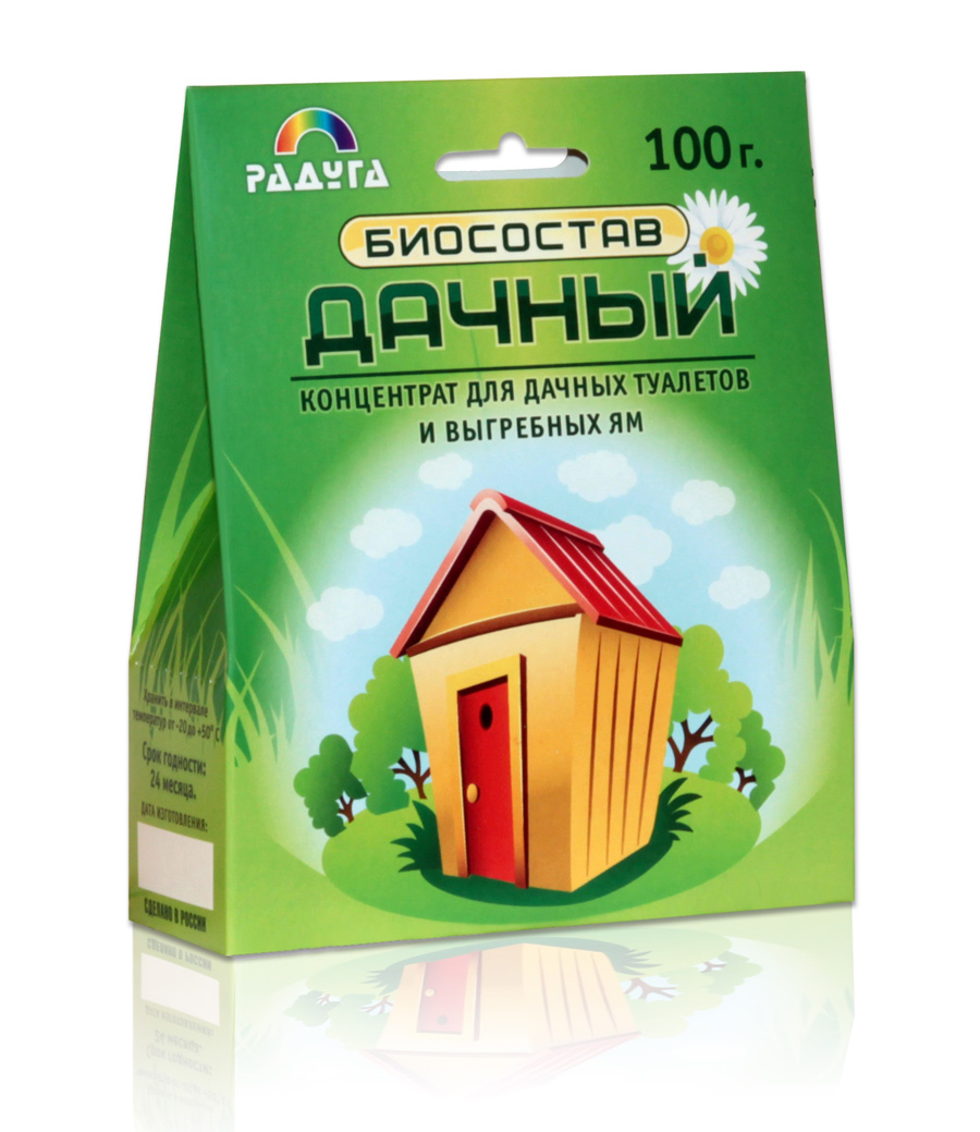 Биосостав ДАЧНЫЙ для туалетов и выгребных ям 100г - купить в АПлайн
