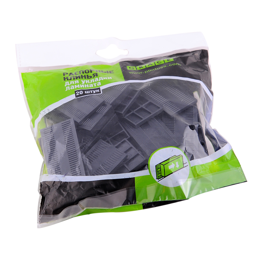 Клинья для укладки ламината и паркетной доски (20 шт/уп)
