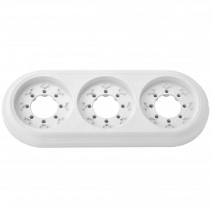 Рамка "Ретро" 3 ОП белая Bylectrica Юлиг.735212.472- купить в АПлайн