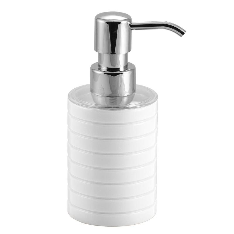 Дозатор для жидкого мыла "TRENTO" пластик белый SWP-0680WT-A - SWP-0680WH-A   - SWP-0680WT-A - купить в АПлайн
