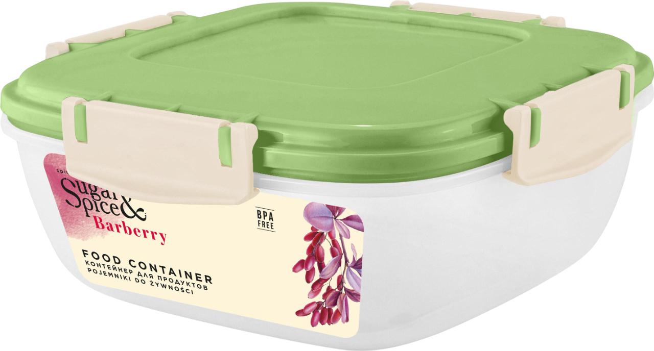Контейнер для продуктов пласт. Sugar&Spice Barberry 0,7л герметичный квадратный трюфель SE224210025