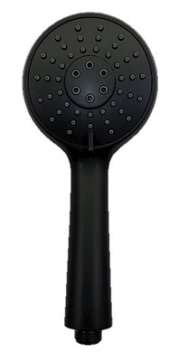 Лейка для душа GOLDEN FOX 3-реж. d100мм пластик черный