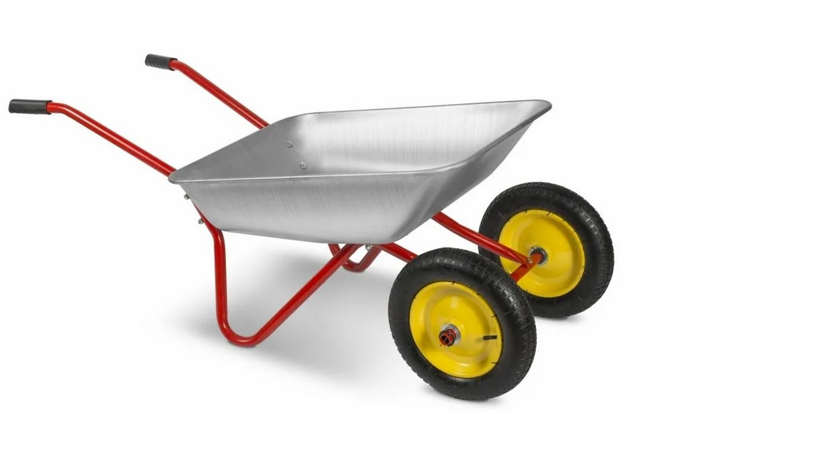 ТАЧКА САДОВАЯ 2-Х КОЛЕСНАЯ,65Л, ГРУЗОПОД. 90КГ (12.65.90)