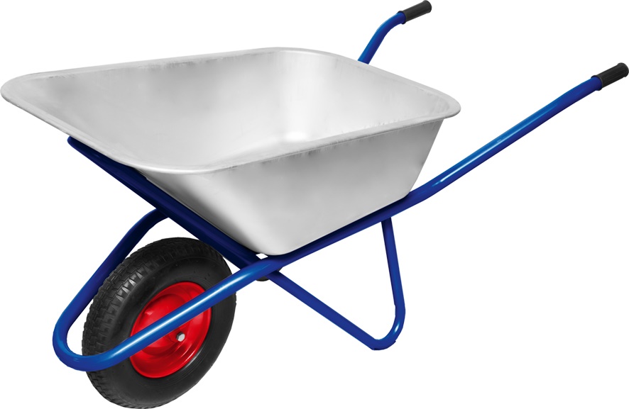 Тачка строительная Промо 1-колесная 110л 180кг 11110П синяя11110П- купить в АПлайн