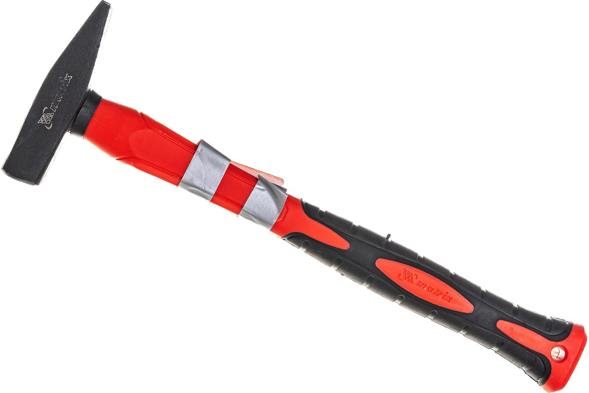 Молоток слесарный 300г фиберглас. обрезиненная рукоятка Matrix 10367 - 10367 - купить в АПлайн