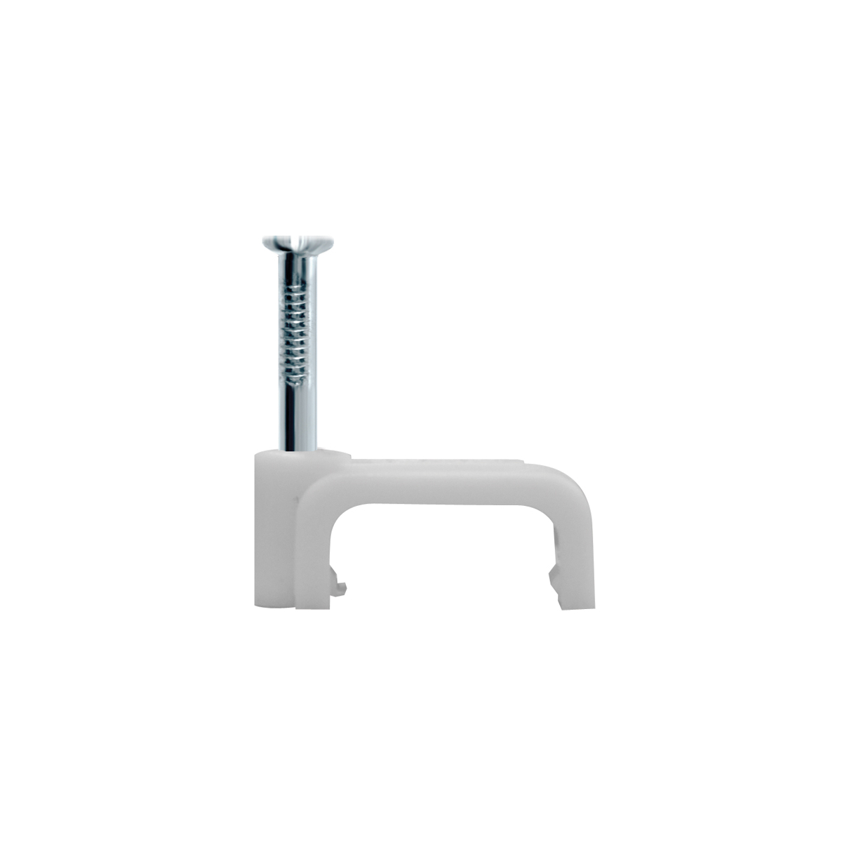 Скоба крепежная 12мм прямоугольная с гвоздем СПП-12 /20шт/СПП-12- купить в АПлайн