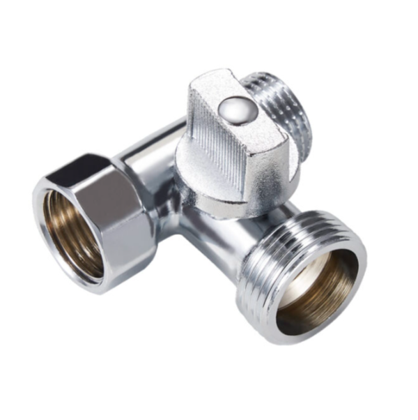 Кран шаровой тройной Zegor для подключения сантех.приборов  1/2"х3/4"х1/2" FZ55 - FZ55 - купить в АПлайн