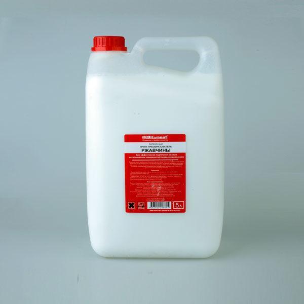 Грунт-преобразователь ржавчины латексный Bitumast 5л