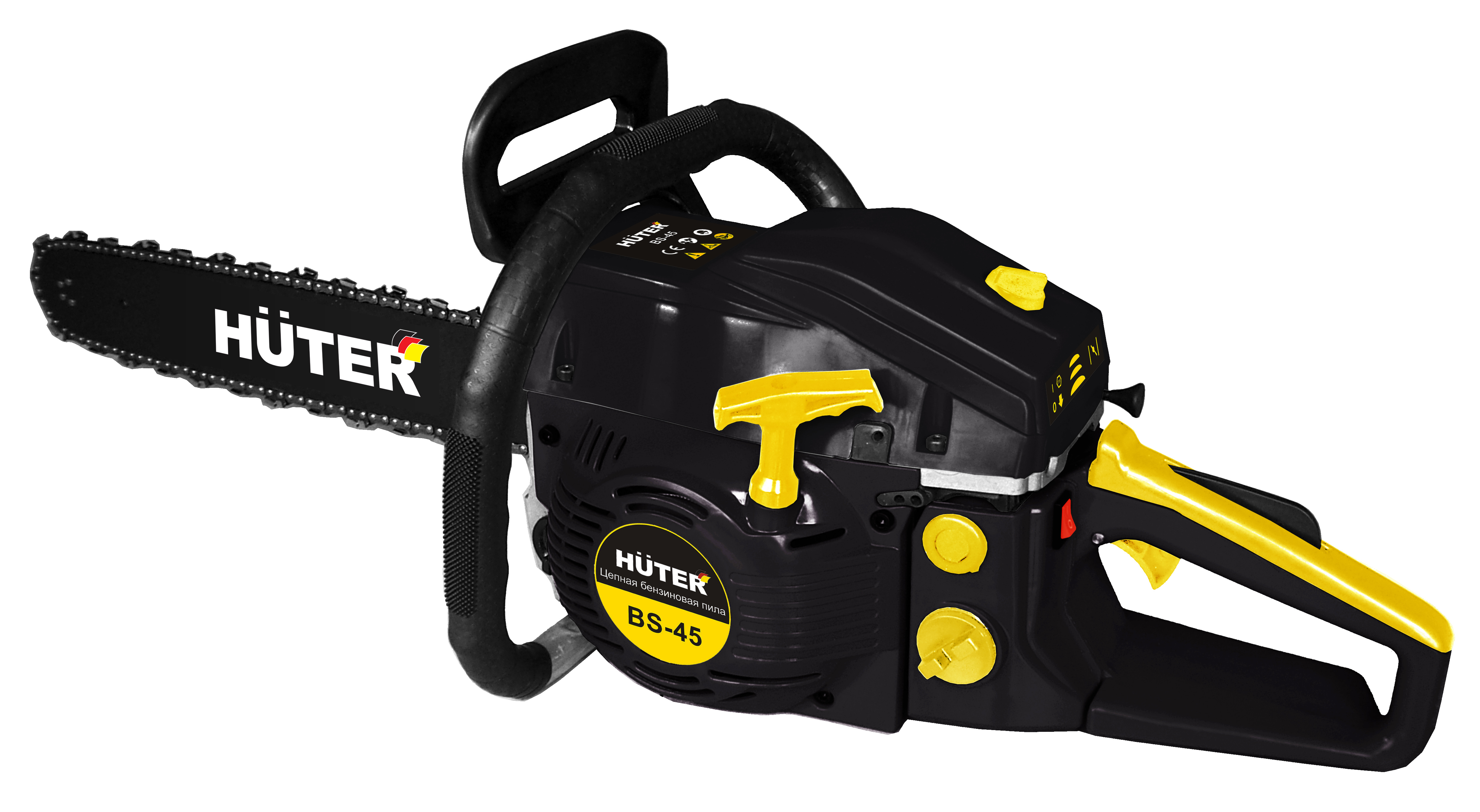 Бензопила HUTER BS-45M 3,1л.с, шина 16", шаг цепи 0.375", толщ.звена 1,3мм, 2Т70/6/4- купить в АПлайн