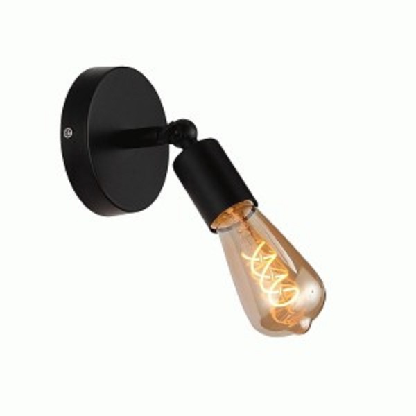 Светильник бра EVOLUCE 60В 100х120мм Е27 IP20 SL419.401.01черный 