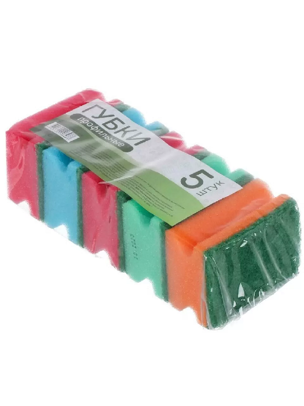 Губка для посуды Марья Искусница 5шт 469341 - 469341 - купить в АПлайн