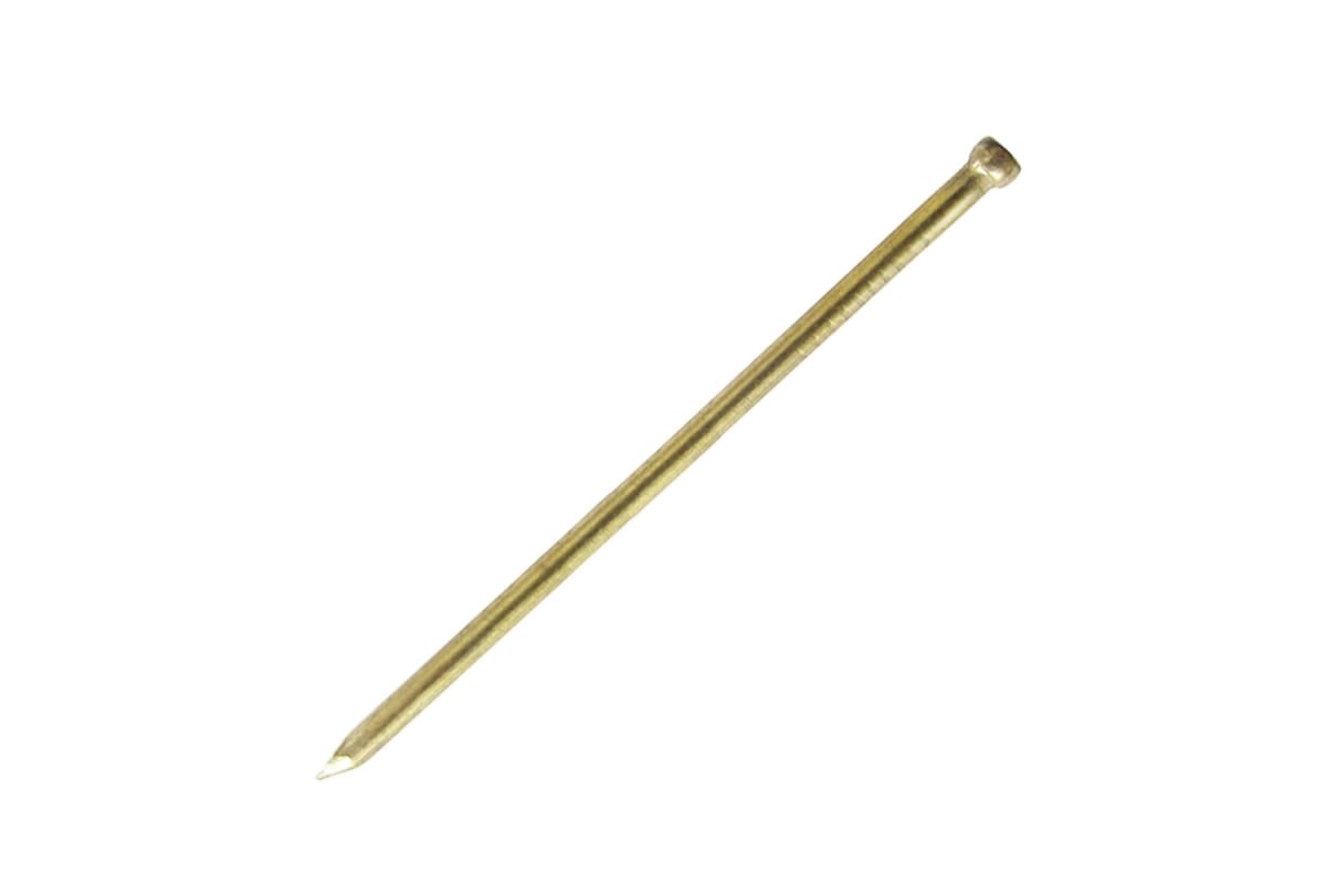 Гвоздь финишный латунь 1,6х30 (50гр) пакет Стройметиз