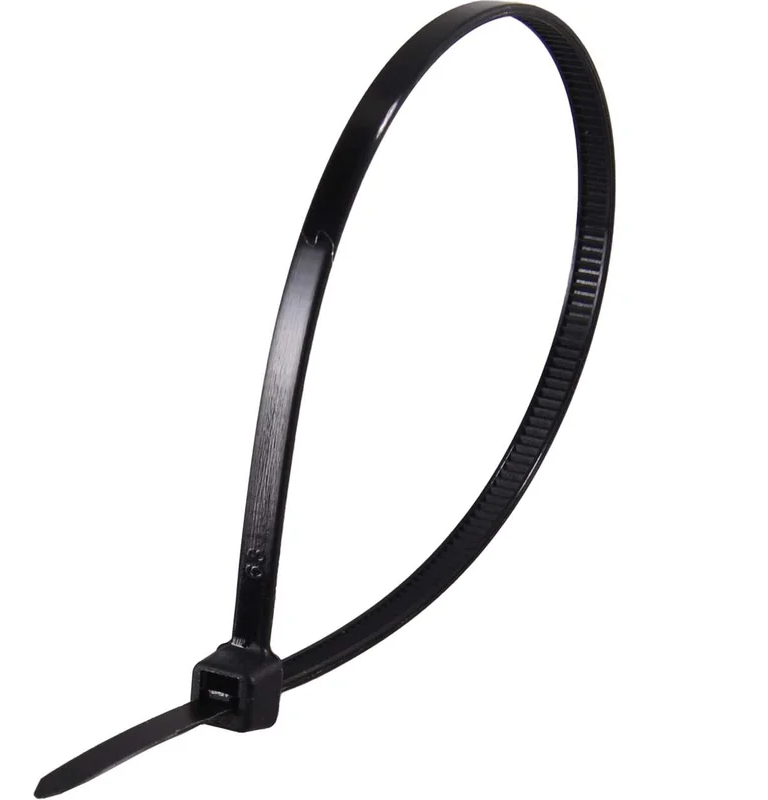 Хомут нейлоновый 3,6х300 черный (100шт) Вихрь 73/9/1/29