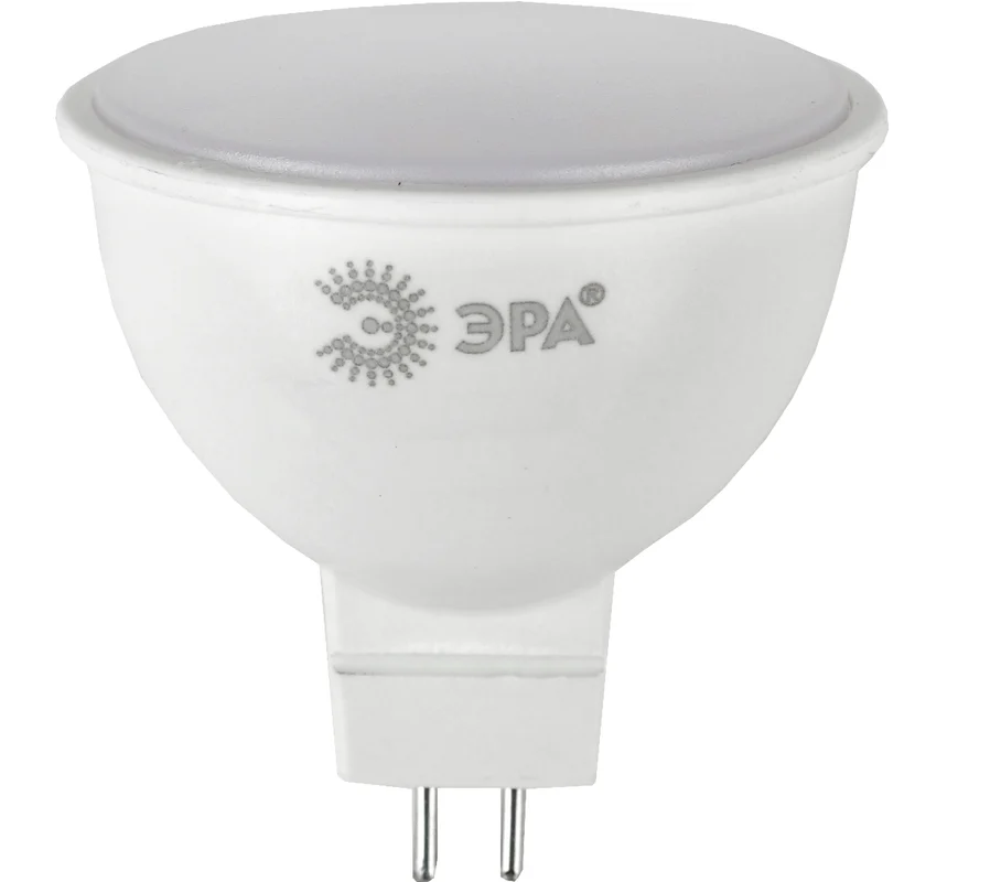 Лампа светодиод. GU5.3 "ЭРА" LED SMD 12Вт 4000К дневной свет MR16-12W-840-GU5.3