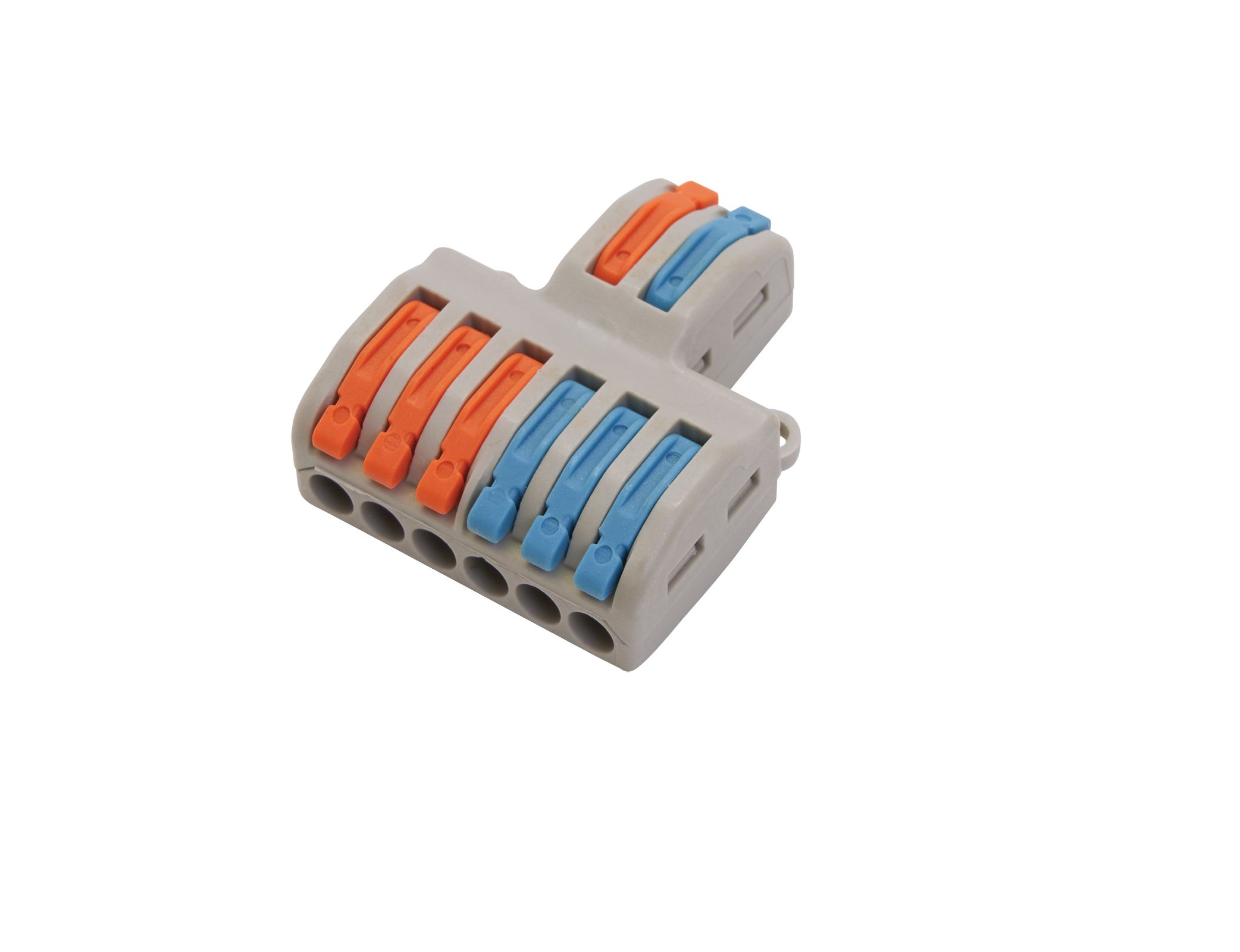 Клемма разветвительная 2-контактная с рыч. 222-426 1вх/3вых упак 2шт