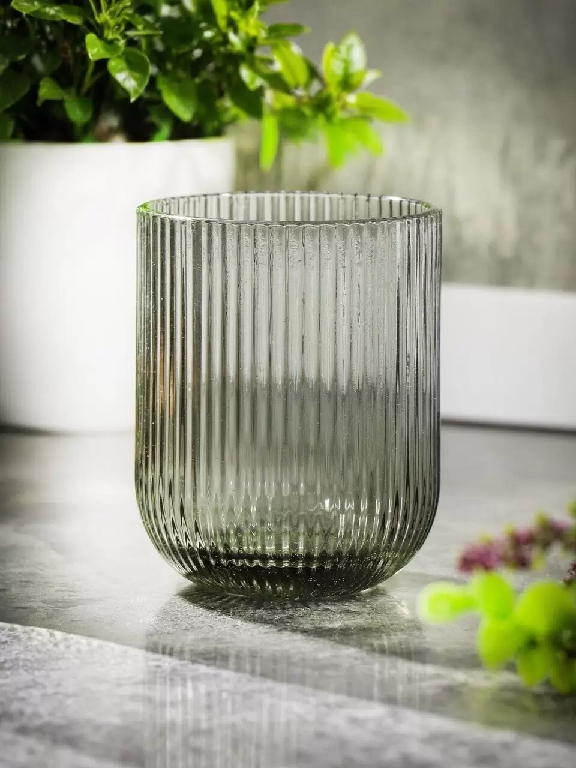 Стакан стекл. Грани графит 260мл Y4-6560 433945433945- купить в АПлайн