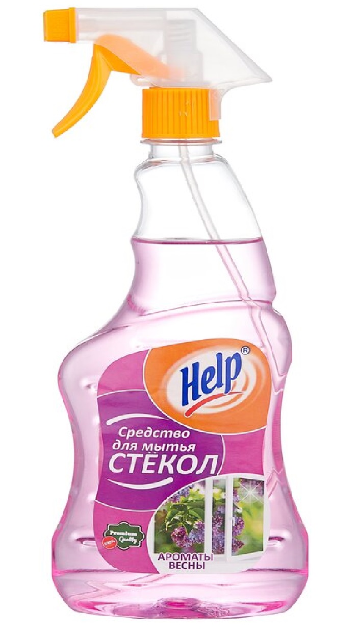 Средство для стекол ХЕЛП КУРОК Аромат весны 500мл 14-1465314-14653- купить в АПлайн
