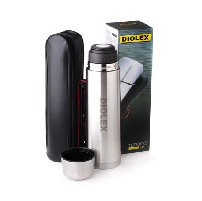 Термос Diolex 1л с чехлом DX-1000-BDX-1000-B- купить в АПлайн