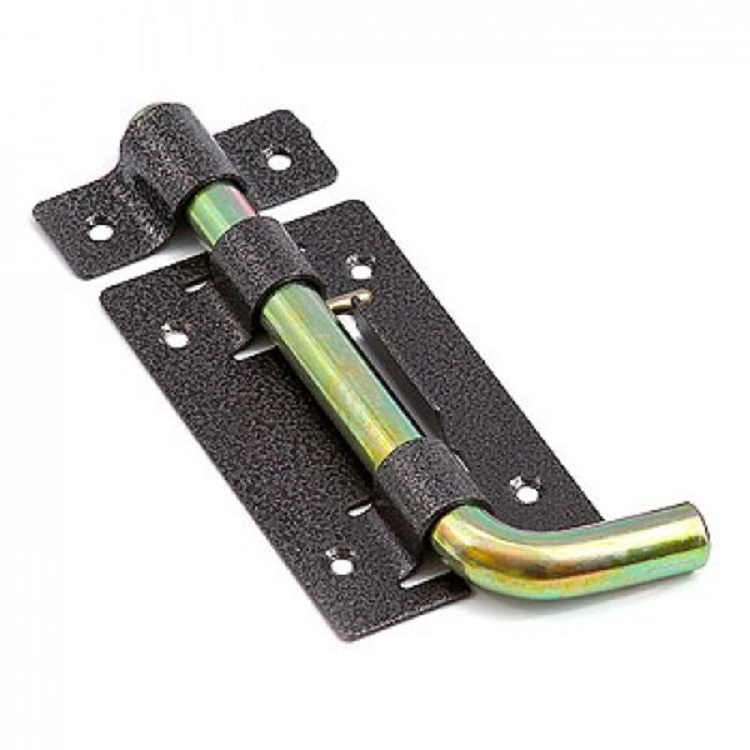 Задвижка Секрет ЗД-03 115мм круглый Г- образный ригель антик бронза12-032 /9104- купить в АПлайн