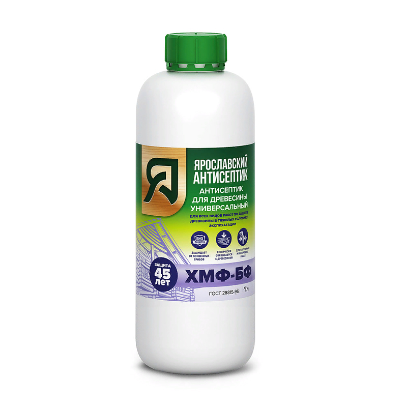 Антисептик ХМФ-БФ Ярославский антисептик глубокопроникающий 1л