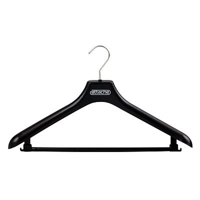 Вешалка-плечики пласт.52-54см черная Э2144