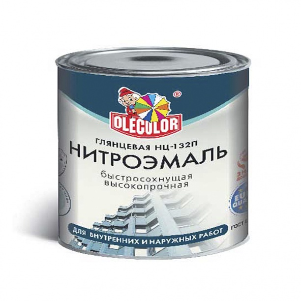 Эмаль НЦ-132П "OLECOLOR" защитный 0,7кг