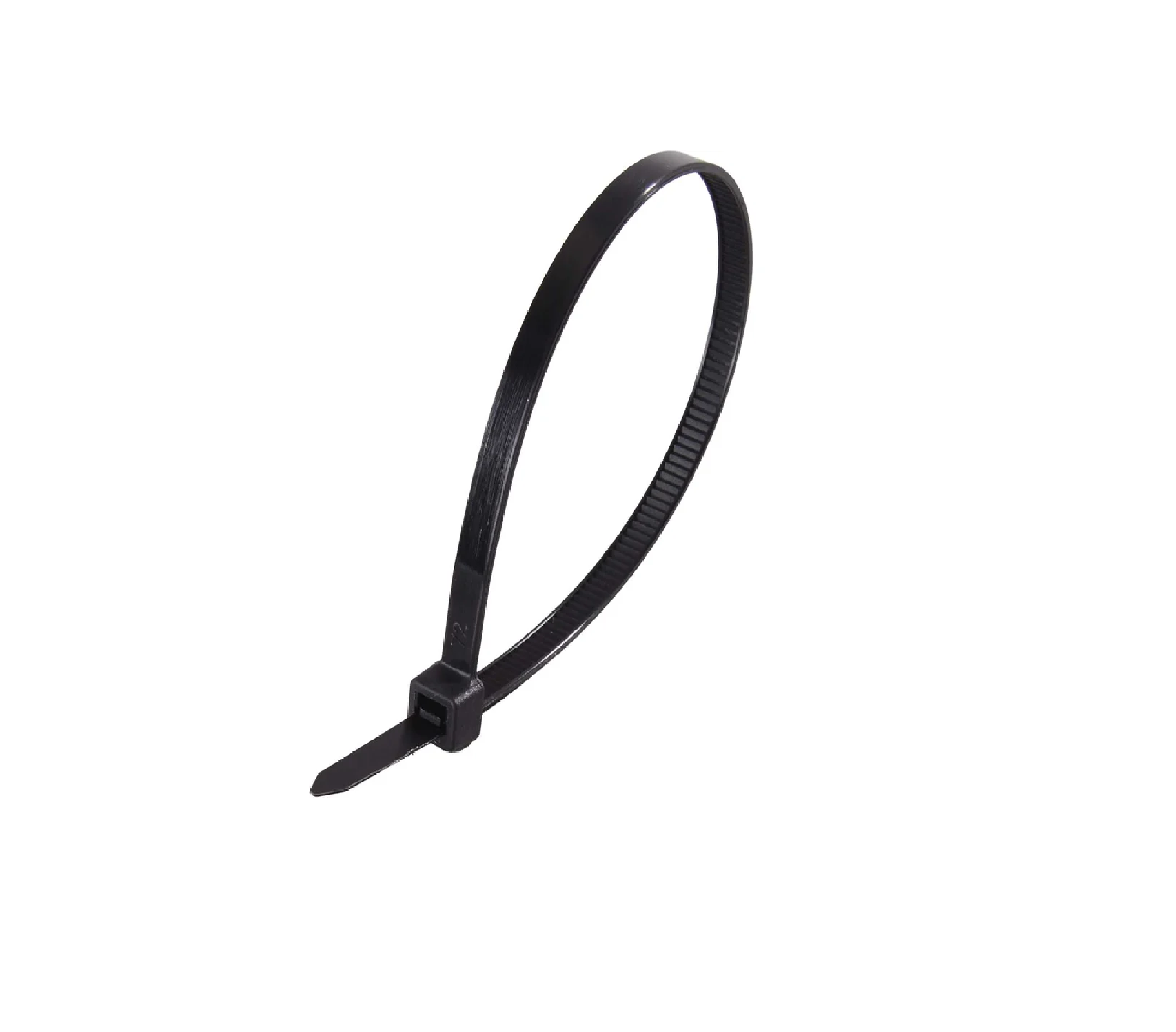 Хомут нейлоновый 4,8х200 черный (100шт) Вихрь 73/9/1/30