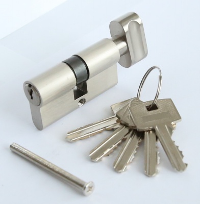 Цилиндр замка (личинка) Amig ZAK-60-V-SN 30х30мм хром