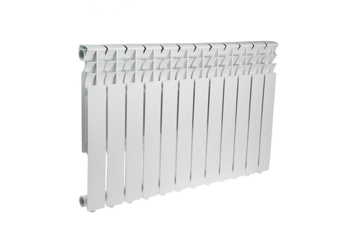 Радиатор "Tropic" алюминиевый 500x80, 12 секций - 7601.055 - купить в АПлайн