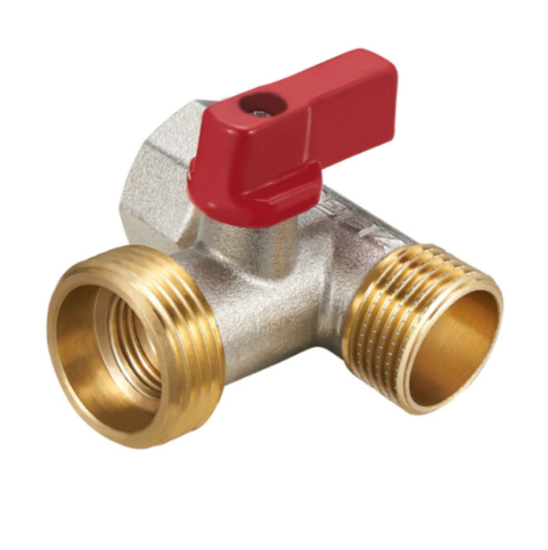 Кран шаровой тройной ZEGOR НИКЕЛЬ для подключения сантех.приборов 1/2"х3/4"х1/2" FZ55-1 - FZ55-1 - купить в АПлайн