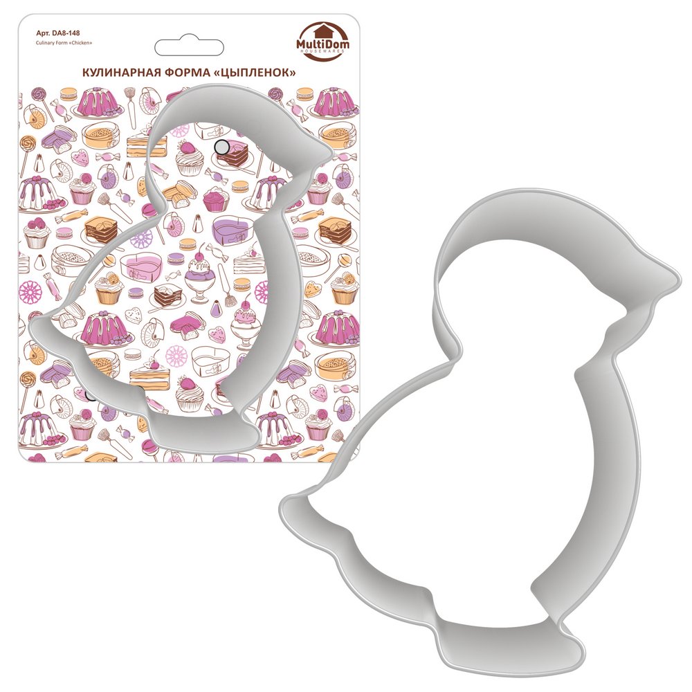 Кулинарная форма пласт. Цыпленок 17x11.5x2.5 DA8-148