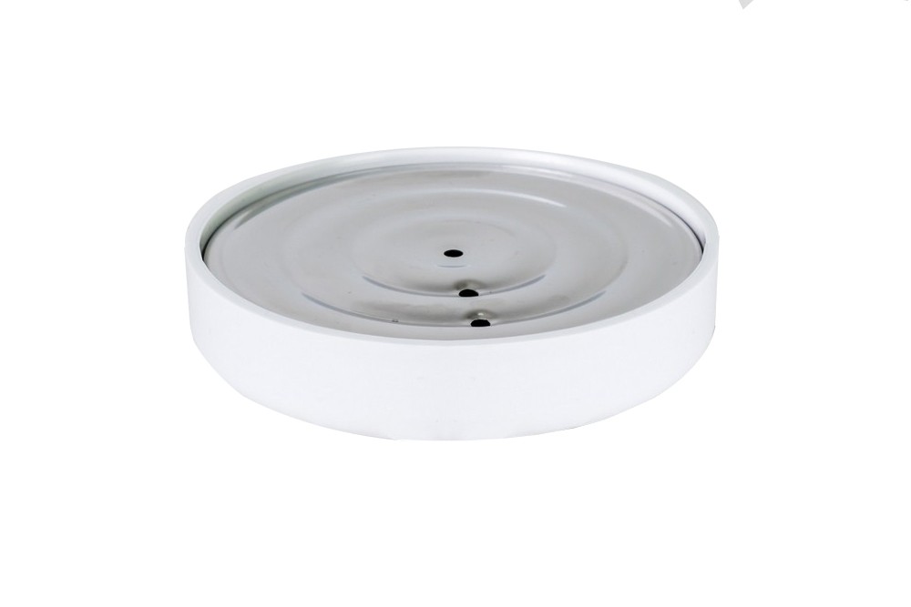 Мыльница пласт."LIMA XL" Белая арт.M-SA07-01 