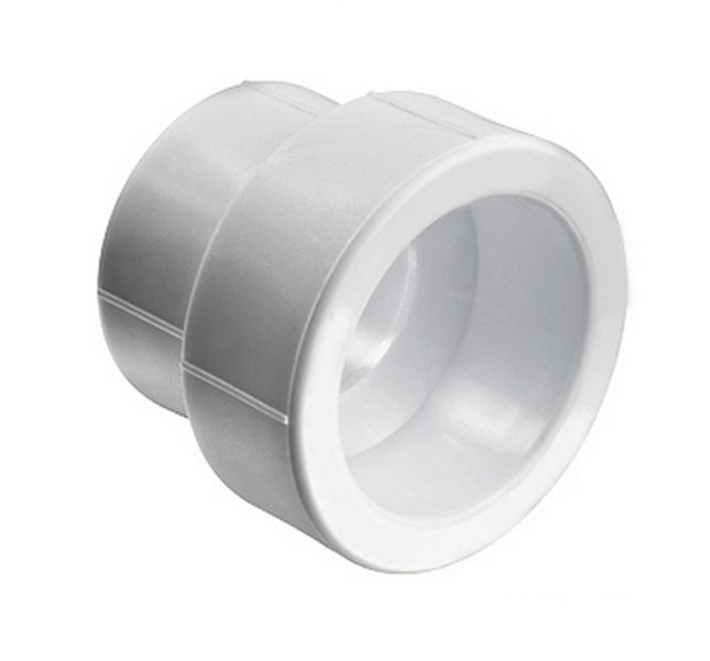 Муфта переходная PPRC 40х32 белая без резьбы