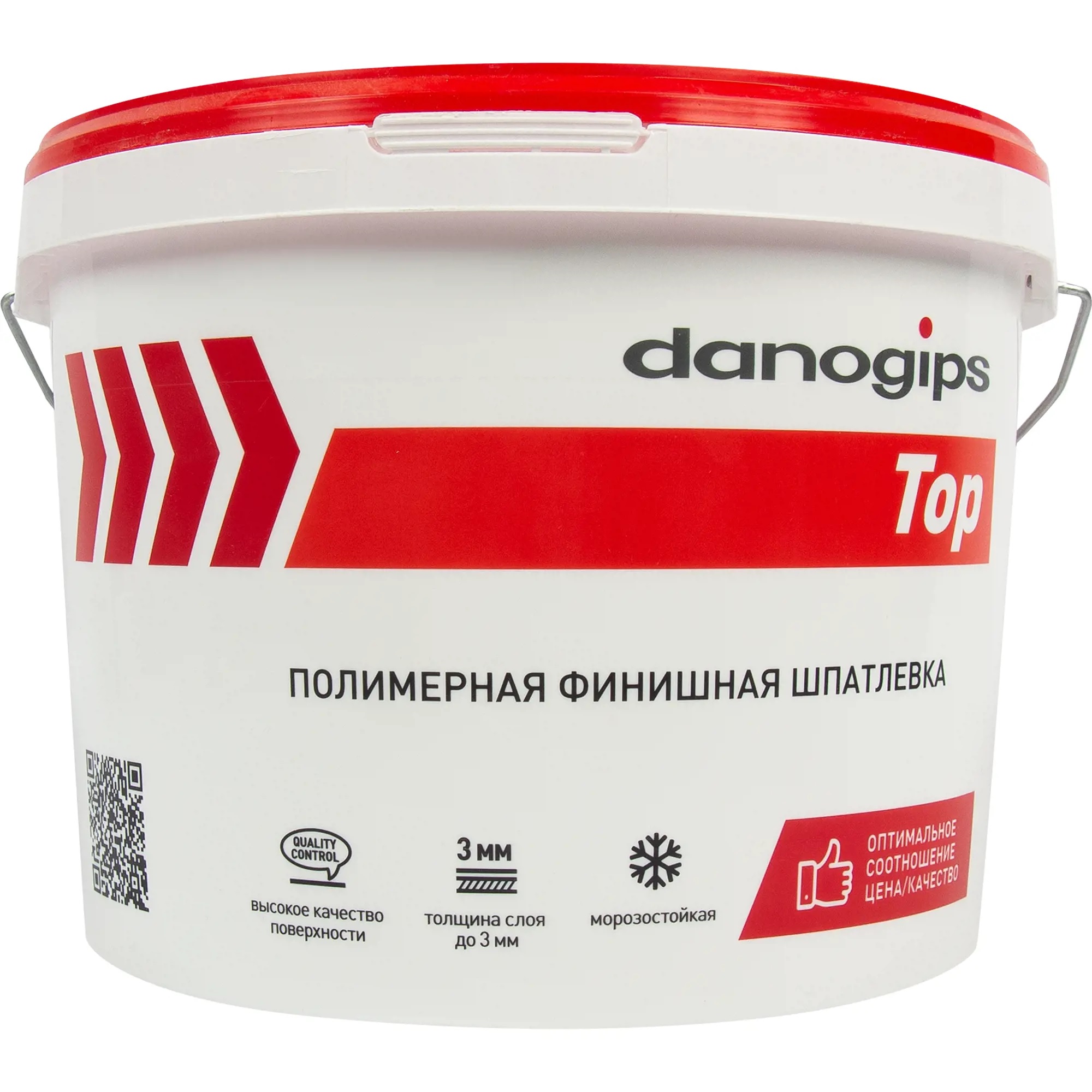 Шпатлевка "Danogips" Top финишная полимерная  16,5кг