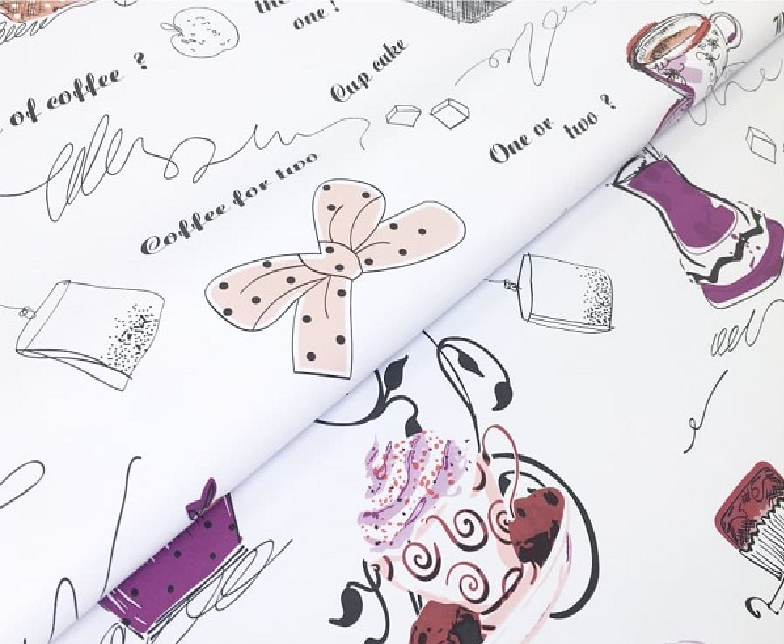 Клеенка Print на тканевой основе 1.37х20м ST1113-2 21338