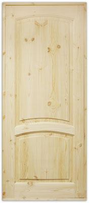 Дверь "Классик" глухая массив сосны 900*2000 - купить в АПлайн