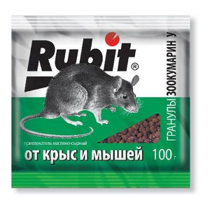 Приманка от грызунов гранулы ЗООКУМАРИН+ аромат сыра пакет 100г А-5030let22580- купить в АПлайн